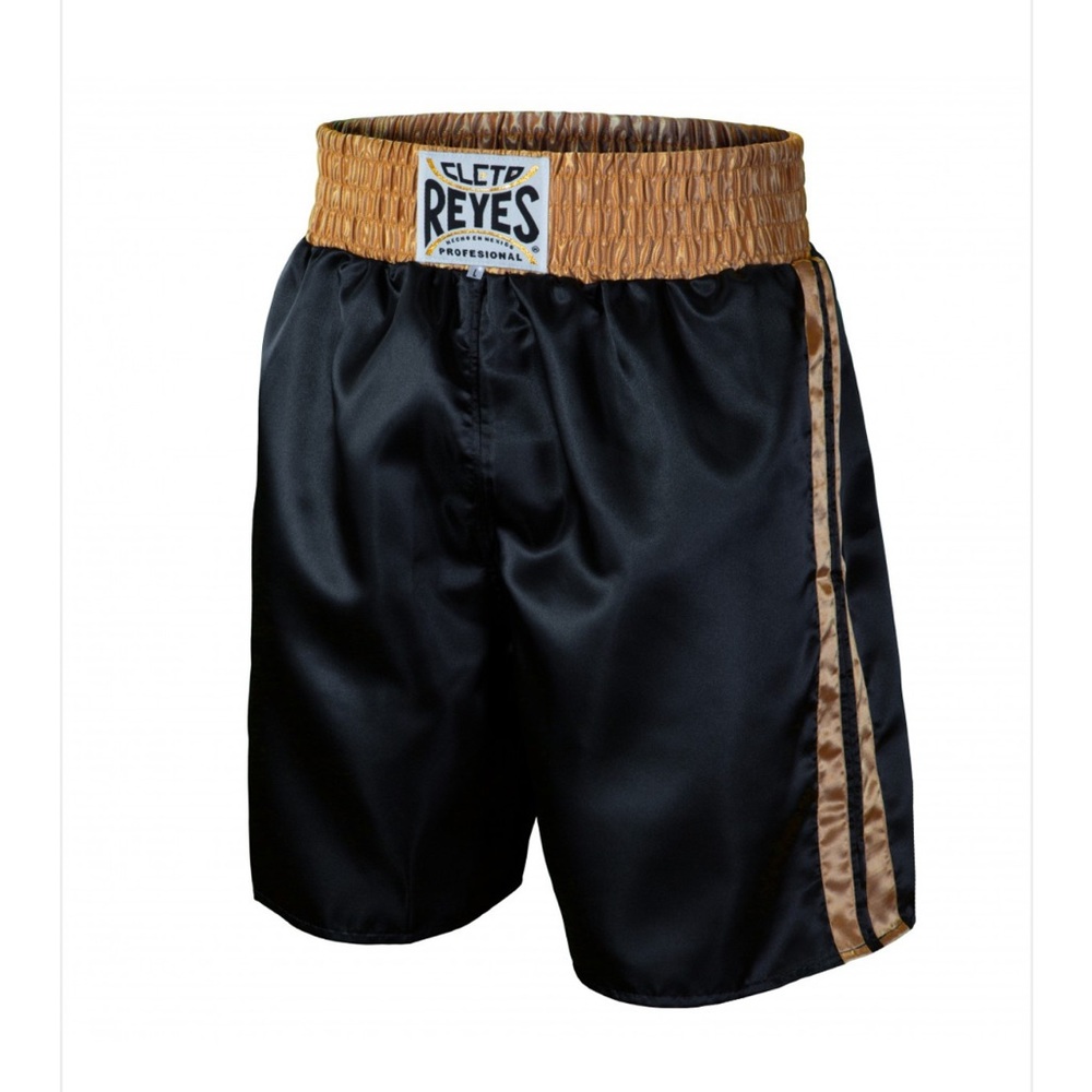 Cleto Reyes Boxing Shorts – Black/Gold – S
